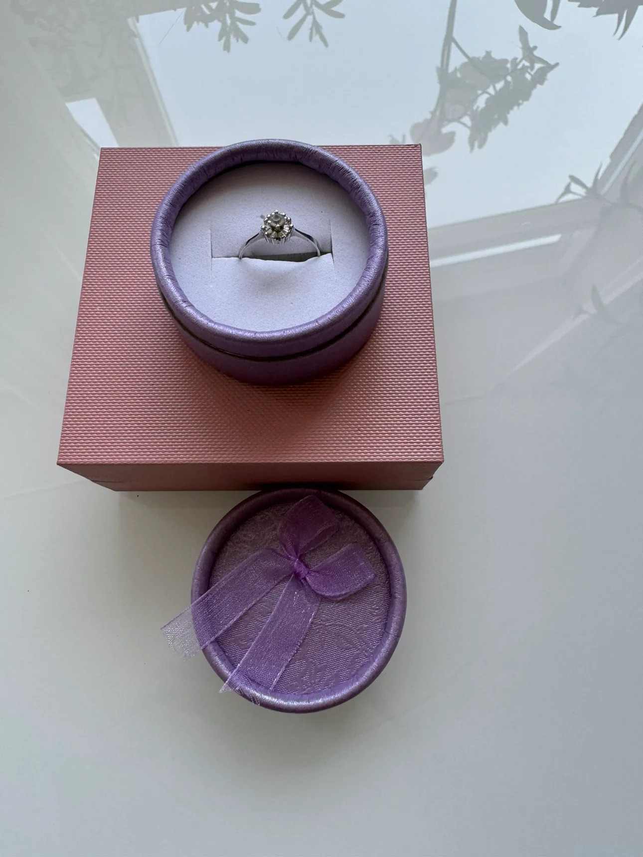 Sterling Silver Ring Size 6.5 thumbnail