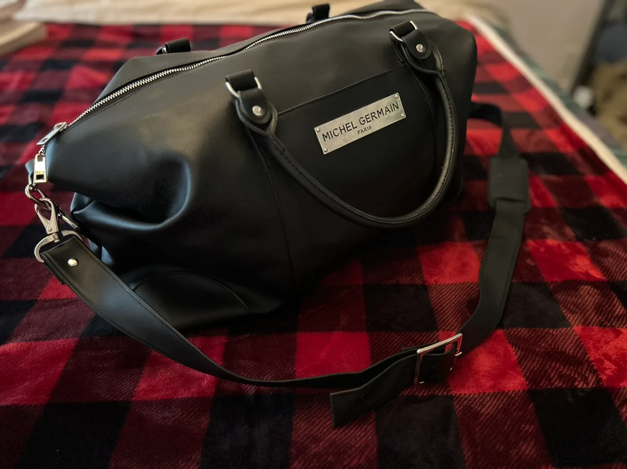 Michel Germain Paris Black Travel Bag image indicator(2)