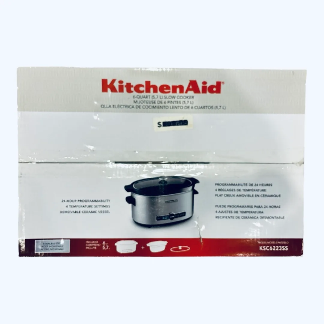 Brand New KitchenAid 6 Quart Slow Cooker 🧡 image indicator(6)