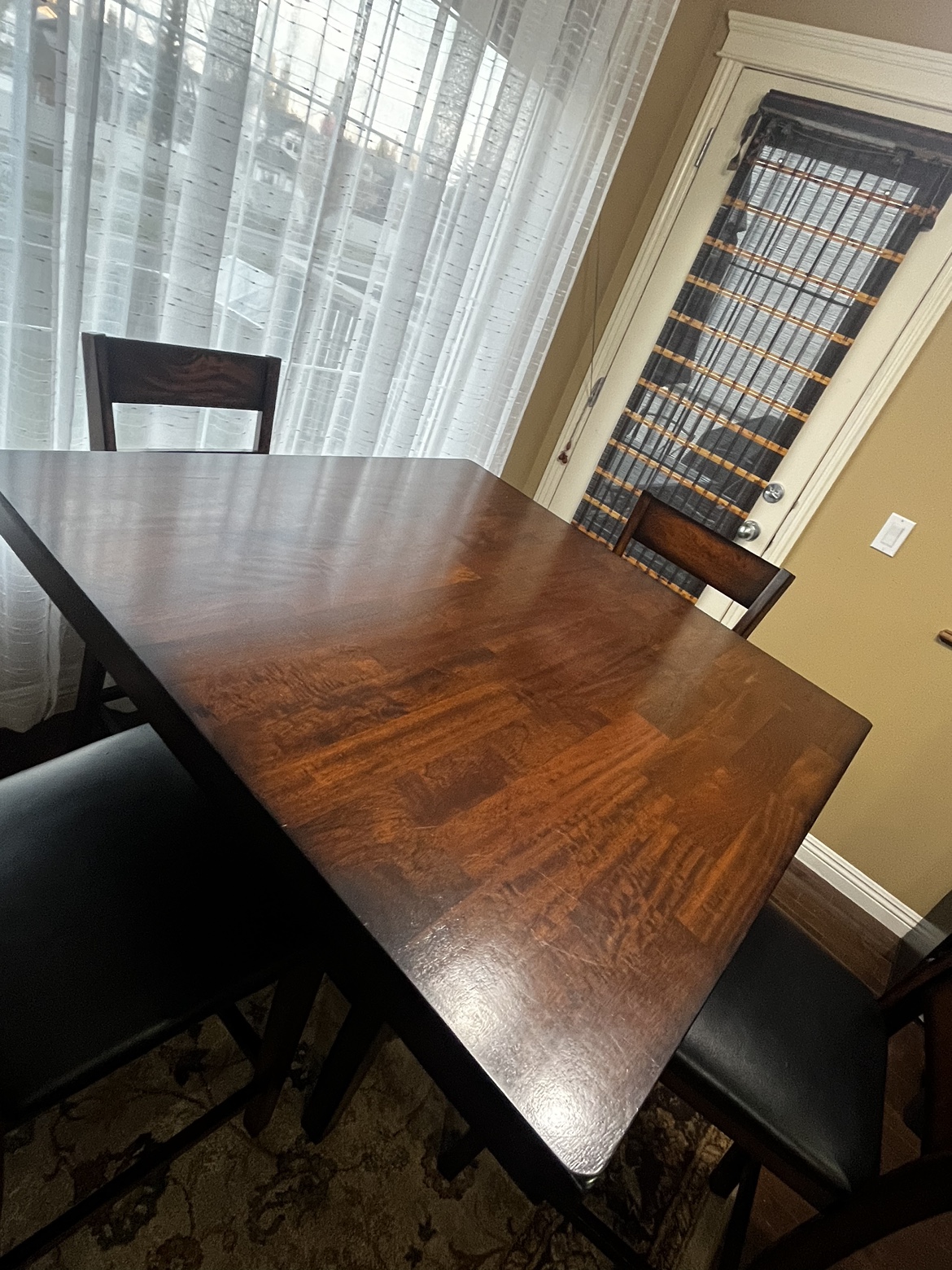 Square Dining Table and 4 Chairs - photo 2