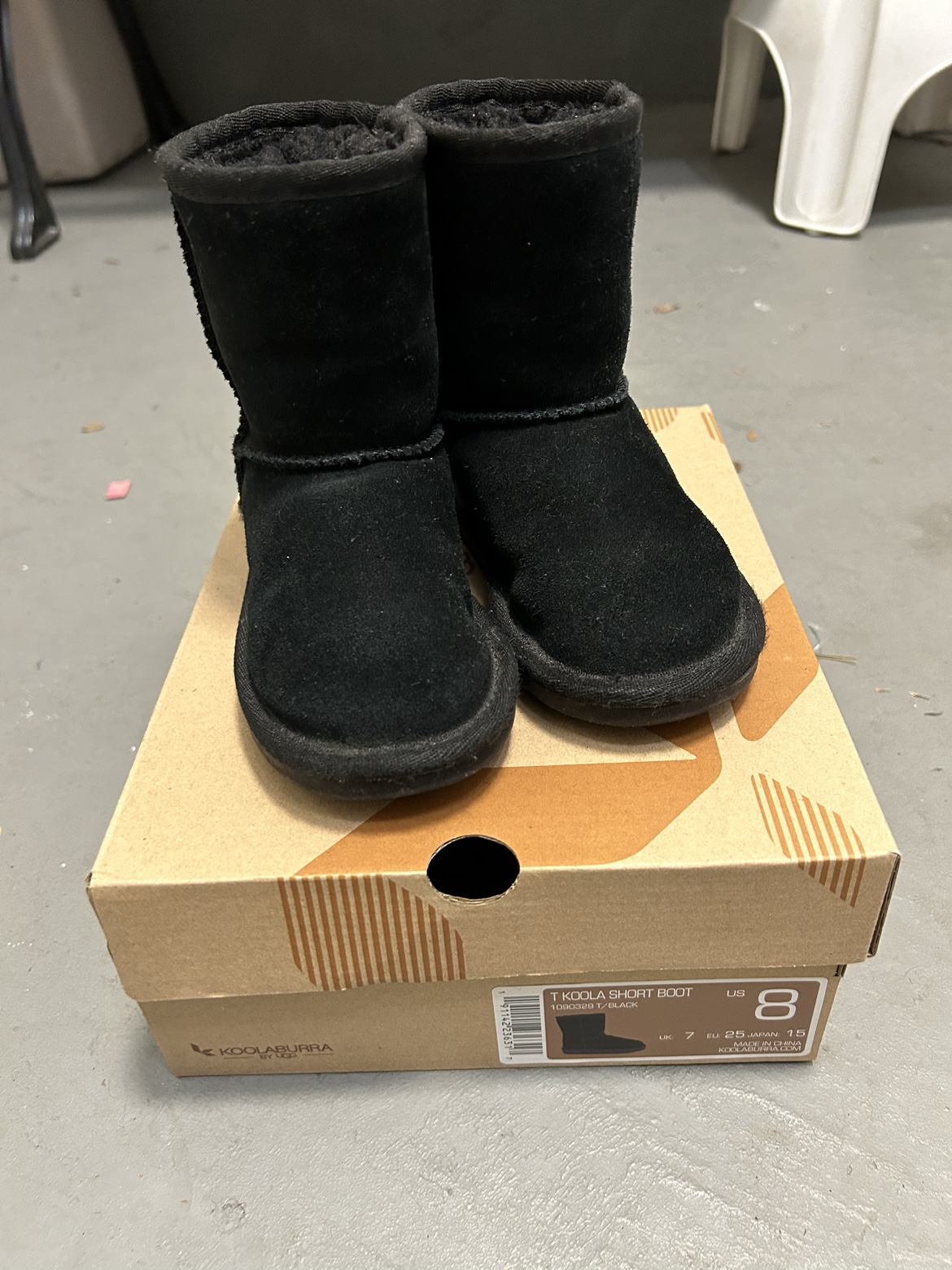 Kookaburra by Ugg Little Kids Black Boots Size 8 - photo 2