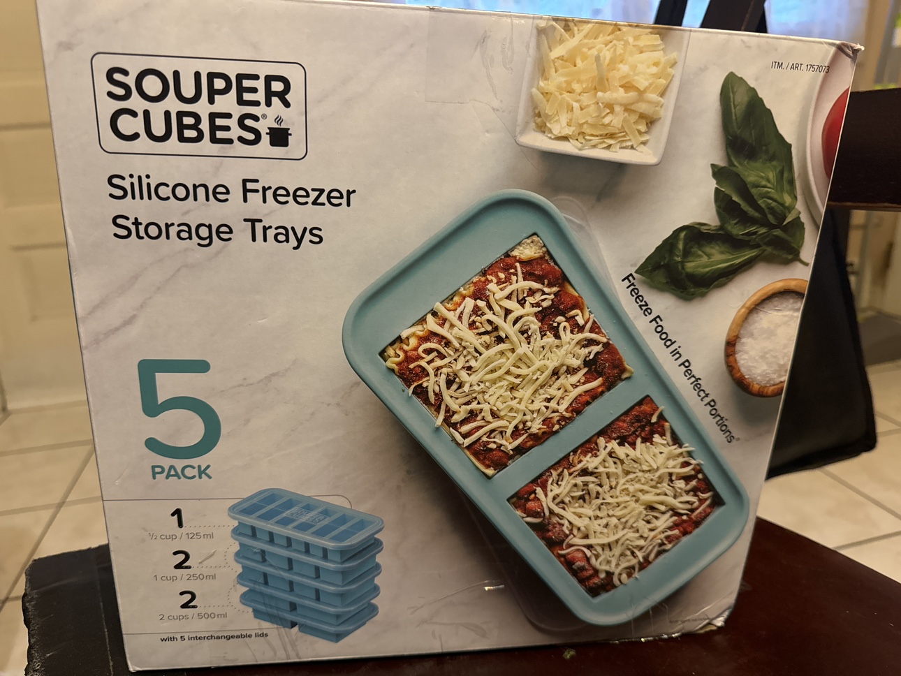 Souper Cubes Silicone Freezer Storage Trays 5-Pack