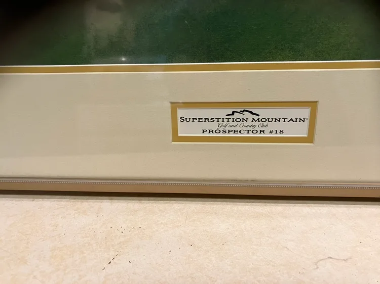 Superstition Mountain Golf Course Framed Print image indicator(2)