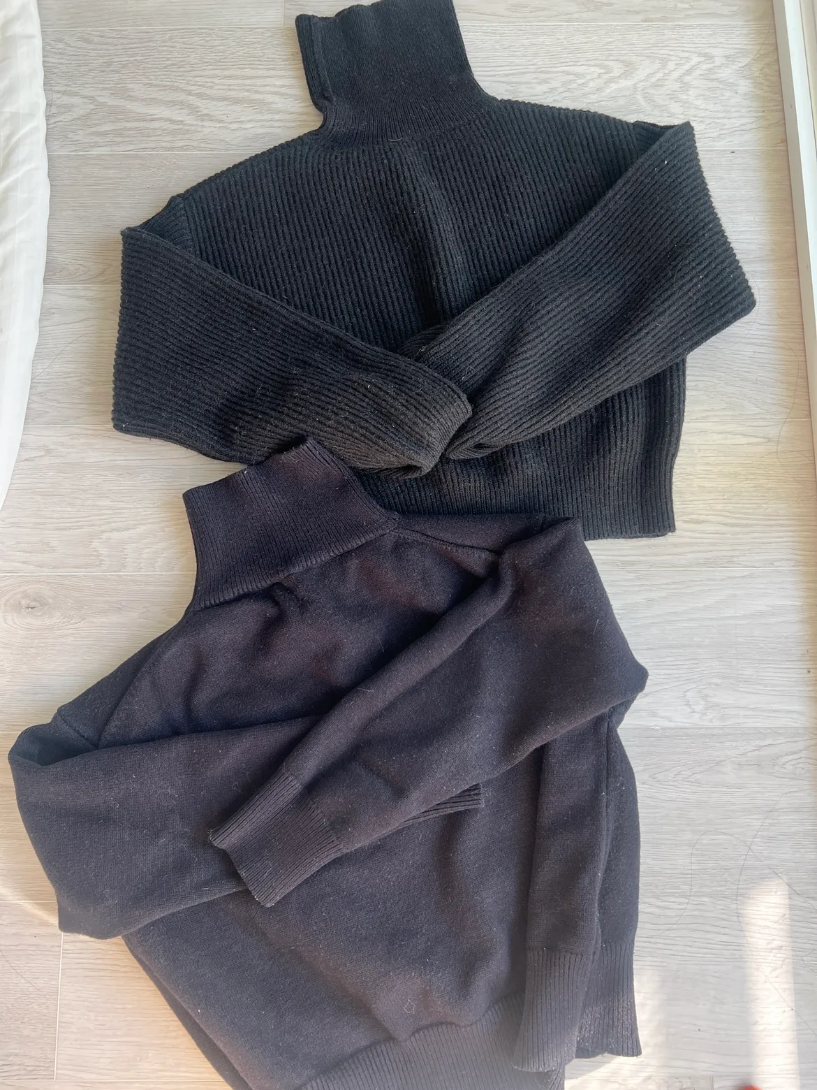 Two Black Turtlenecks/pullover thumbnail