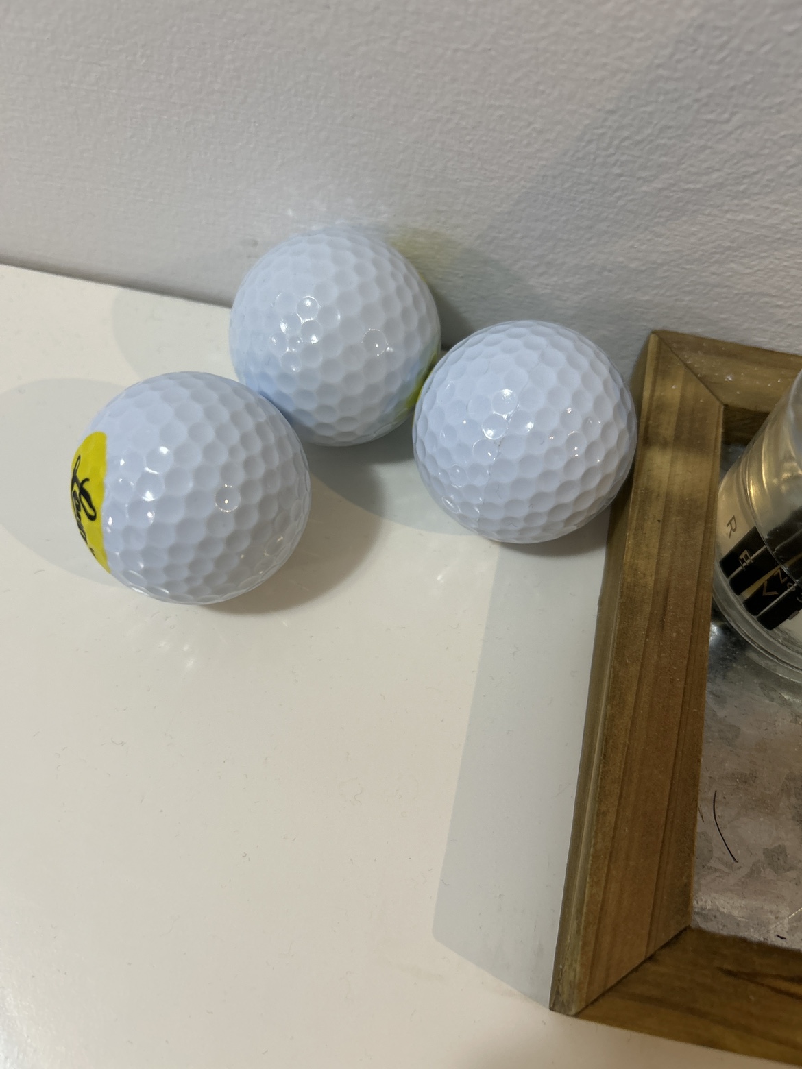 Three Golf Balls