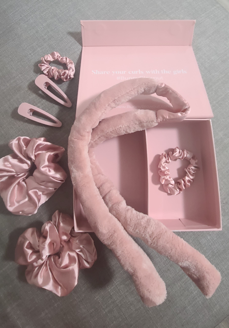Pink Scrunchies and Hair Accessories Set #BunnyBlowout