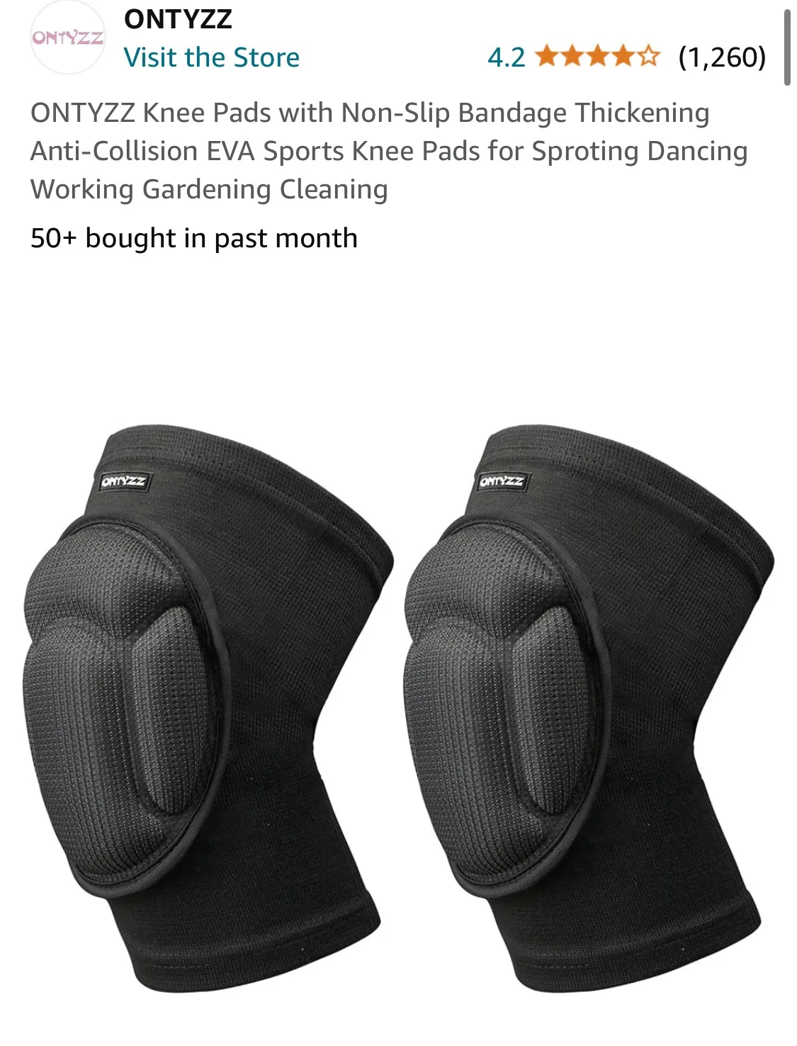 Knee Pads with Non-Slip Bandage thumbnail
