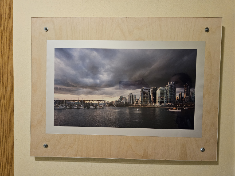 Mounted Cityscape Photo