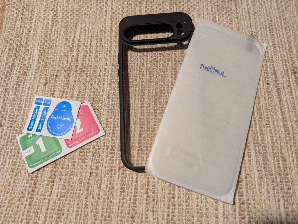 Pixel 9 Pro XL bumper case with screen protector thumbnail
