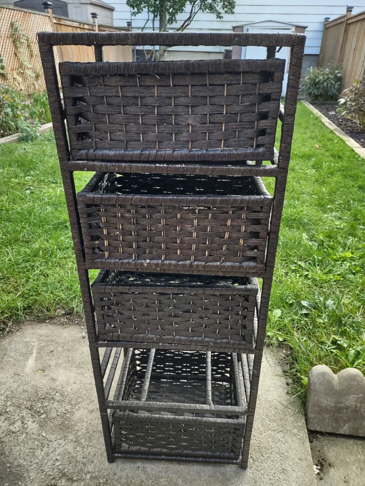 Wicker Storage Unit thumbnail