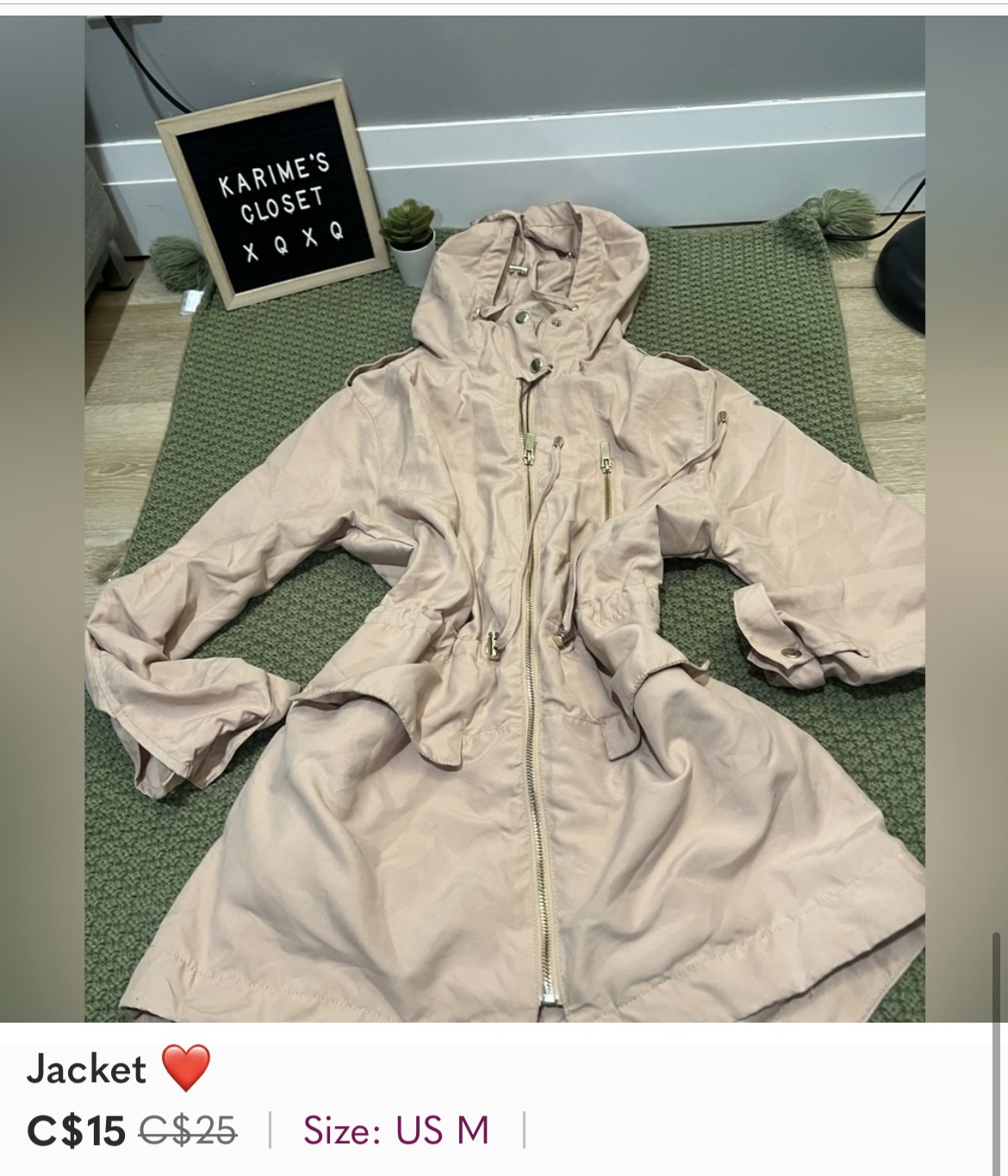Pink Anorak Jacket