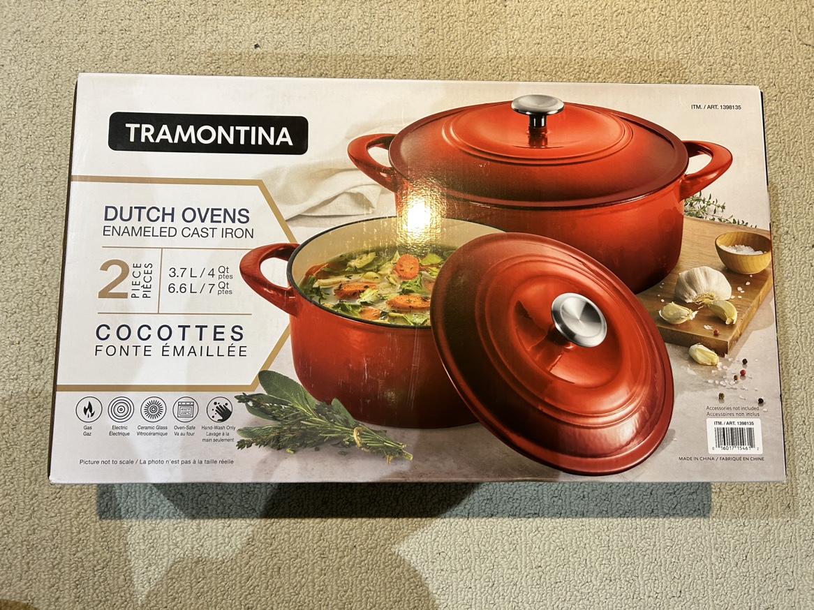 Tramontina Dutch Ovens Enameled Cast Iron - 2 Piece Red - photo 3