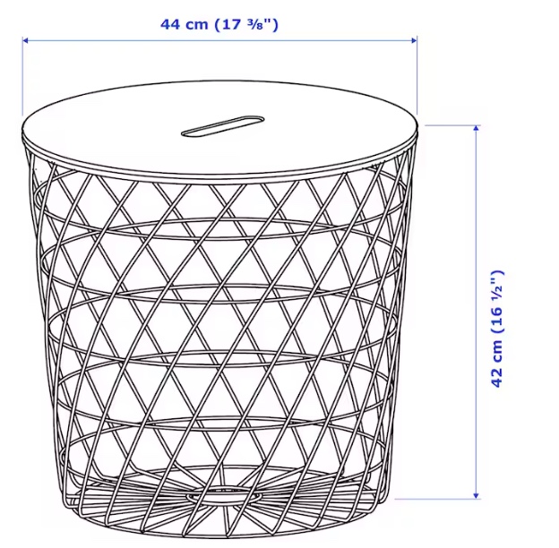 IKEA Kvistbro Storage Table - photo 4
