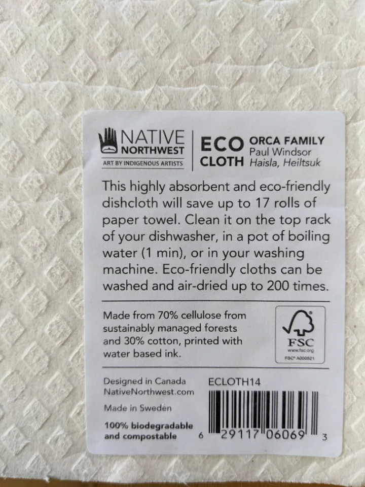 Native Northwest Spoon Rest Set, cellulose sponges image indicator(9)