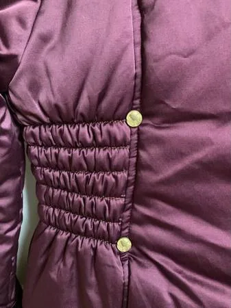Miss Sixty Burgundy Puffer Jacket Size 4 Years image indicator(5)