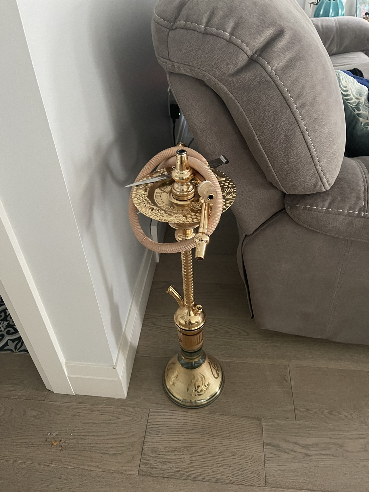 Gold Hookah