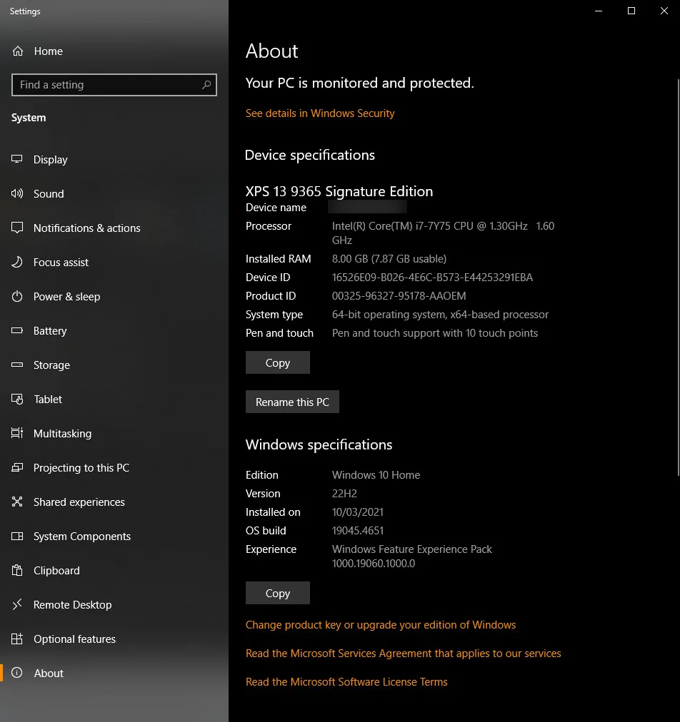Dell XPS 13 2-in-1 Laptop image indicator(9)