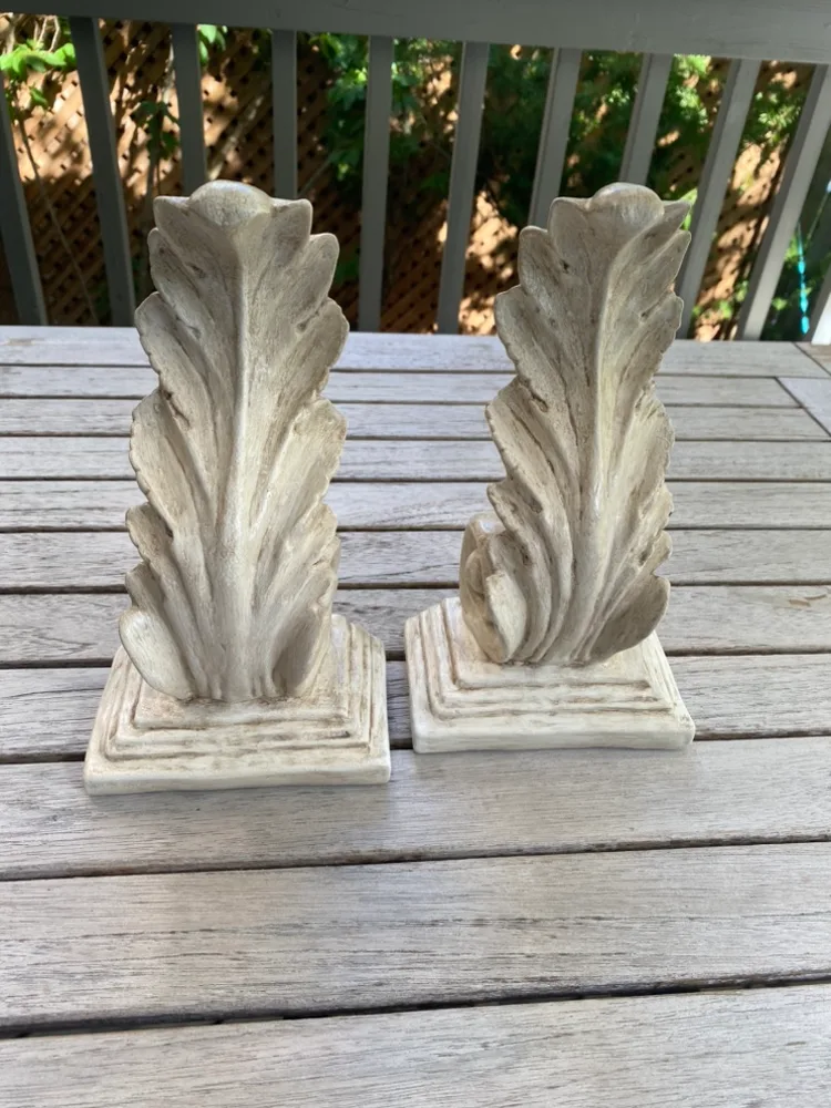 2 plaster sconces antiqued by a designer image indicator(2)