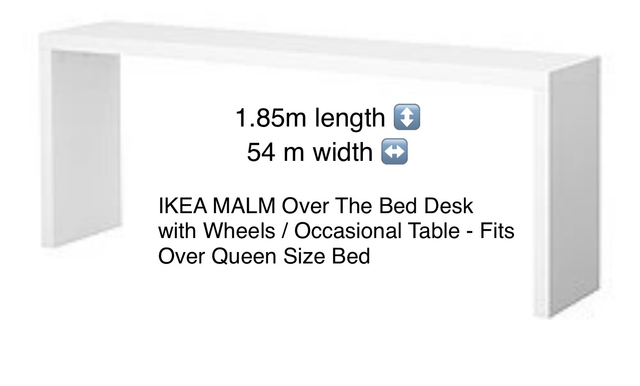 IKEA MALM Over The Bed Desk - photo 2