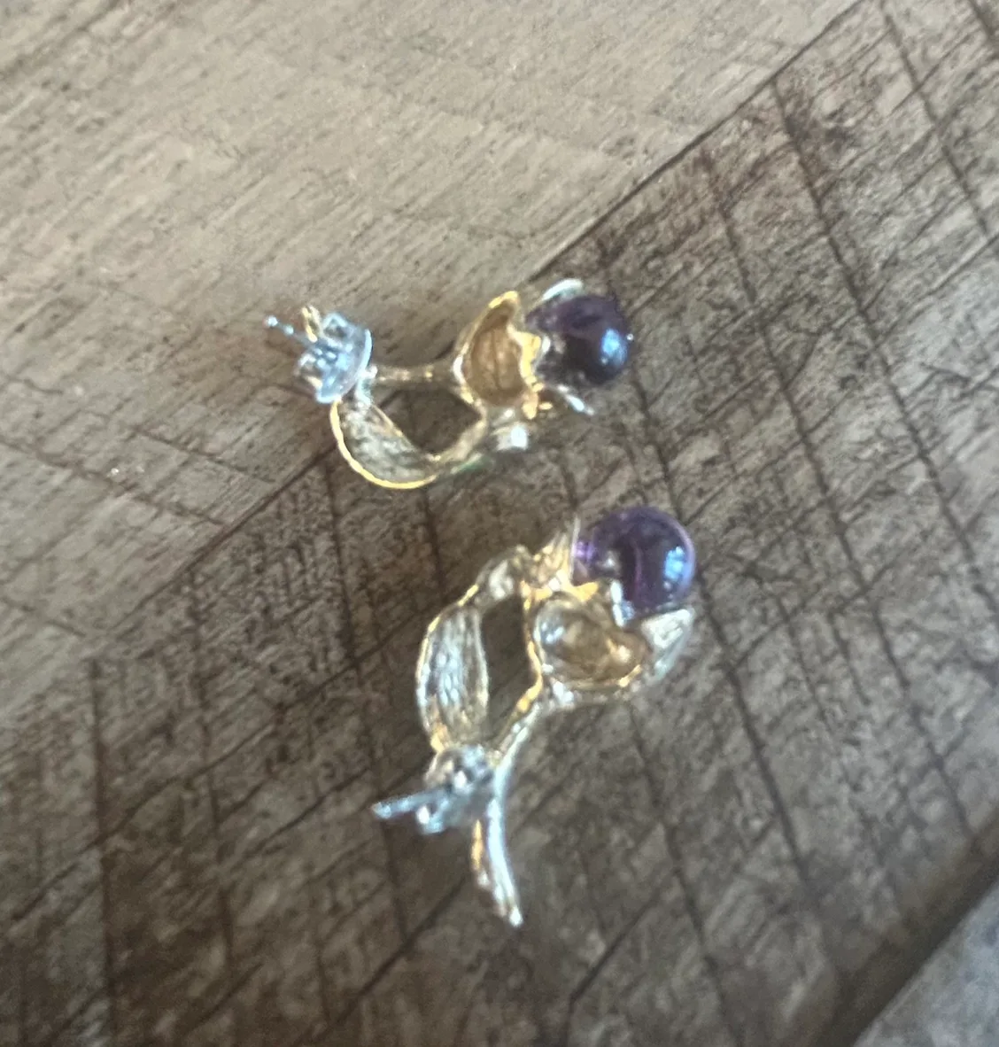 Tulips Flower Brooch & earrings set image indicator(5)