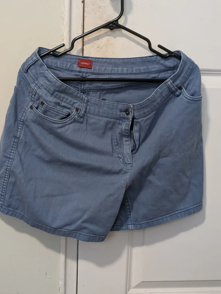Blue Denim Shorts-L/XL