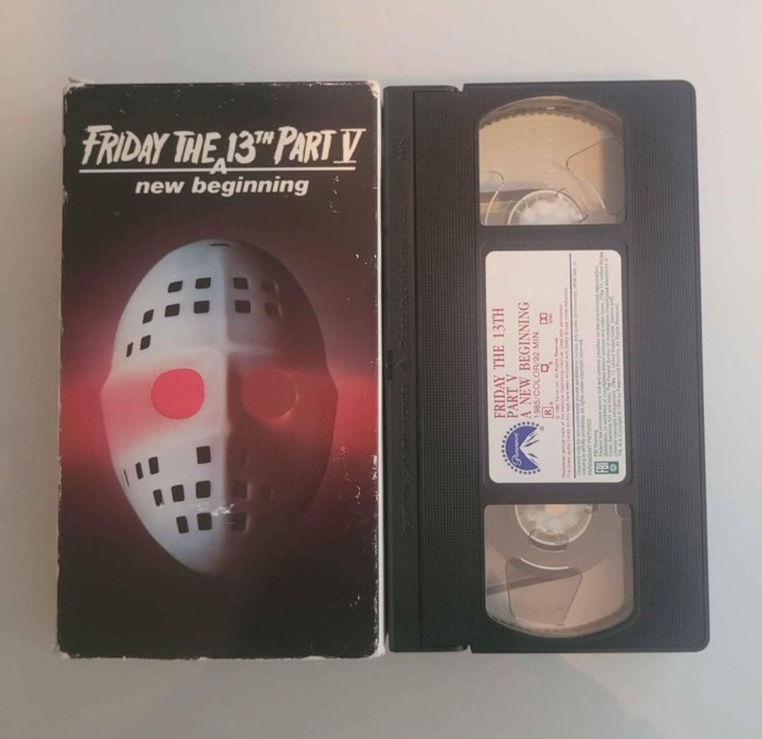 Rare Friday the 13th Part V A New Beginning VHS