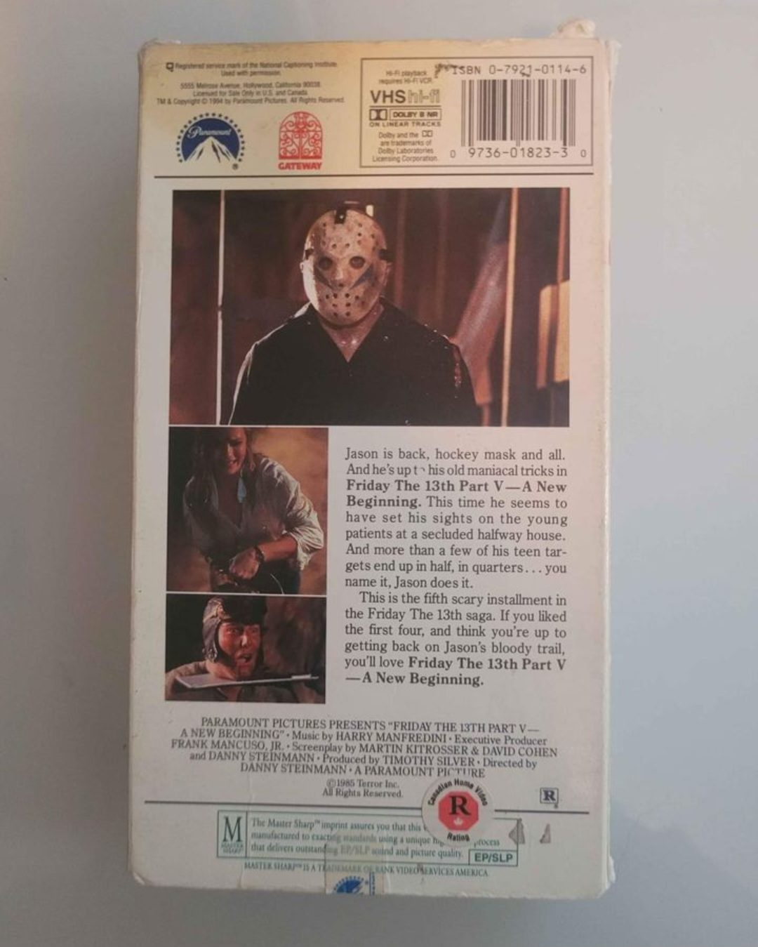 Rare Friday the 13th Part V A New Beginning VHS - photo 3