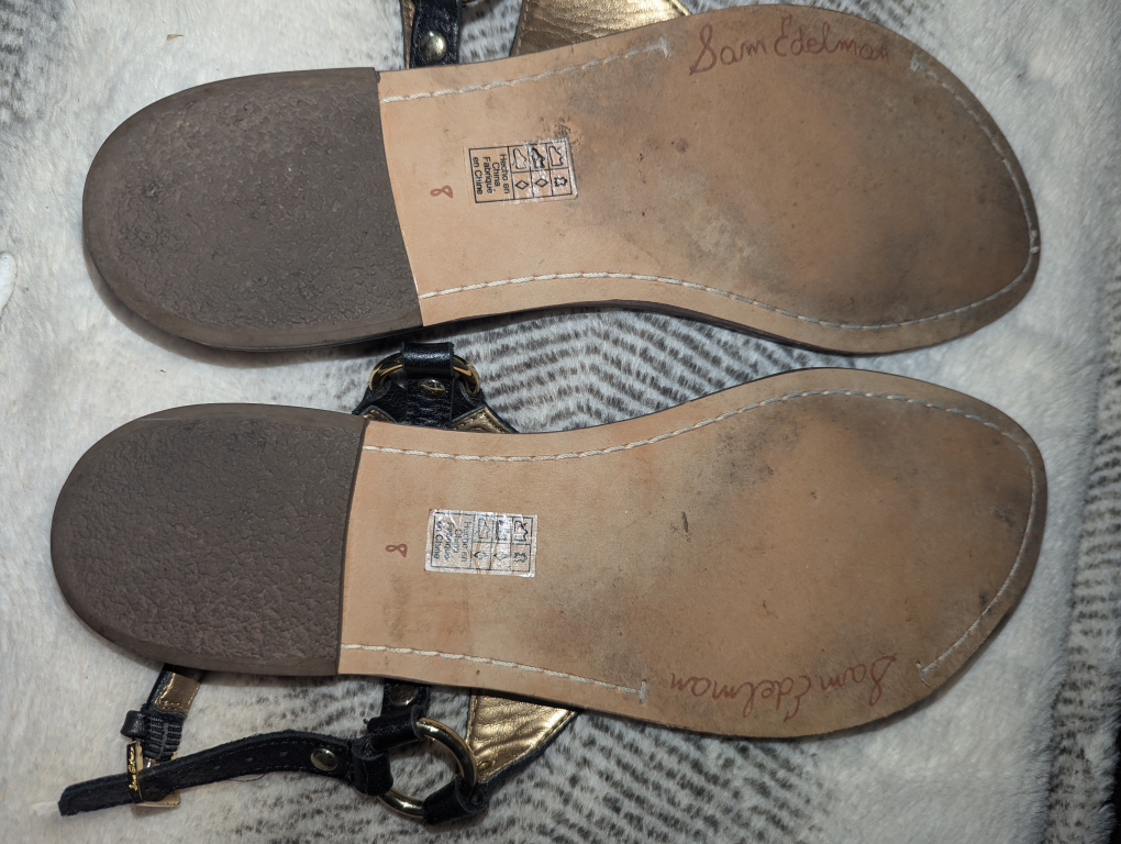 Sam Edelman Black Leather Sandals - photo 2