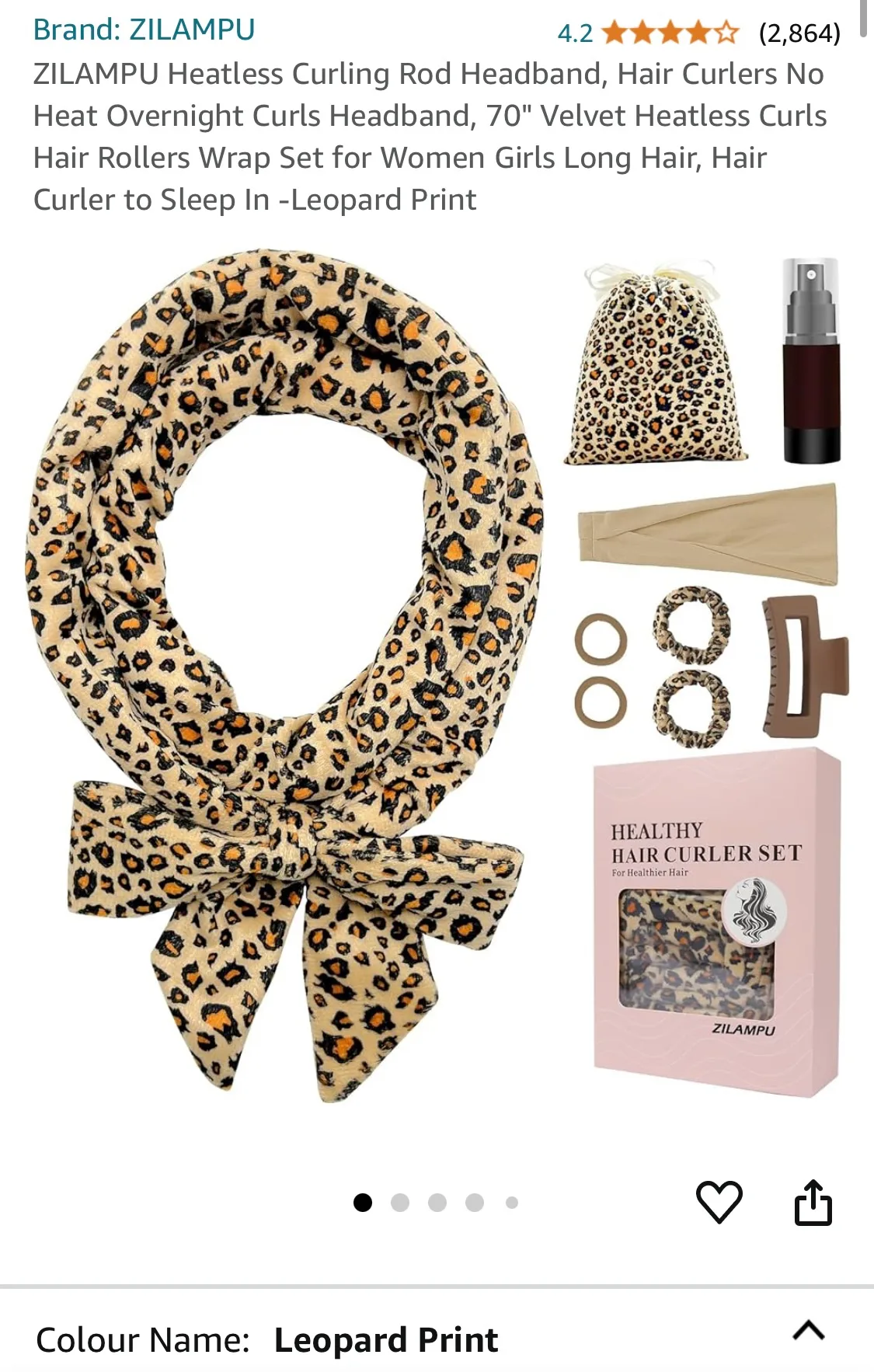Heatless Curling Headband Set thumbnail