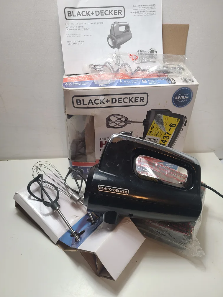 Black+Decker Helix Hand Mixer & Attachments thumbnail