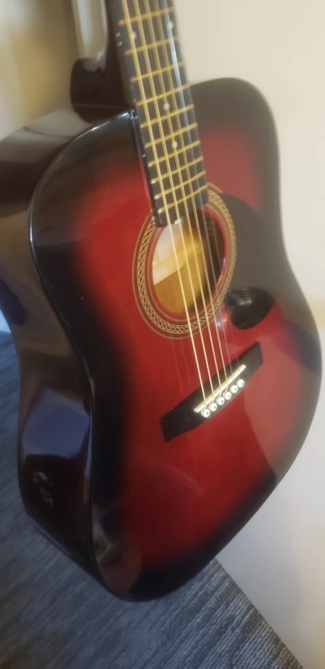 ☆Johnson 3/4 size Acoustic Guitar with Case - photo 4