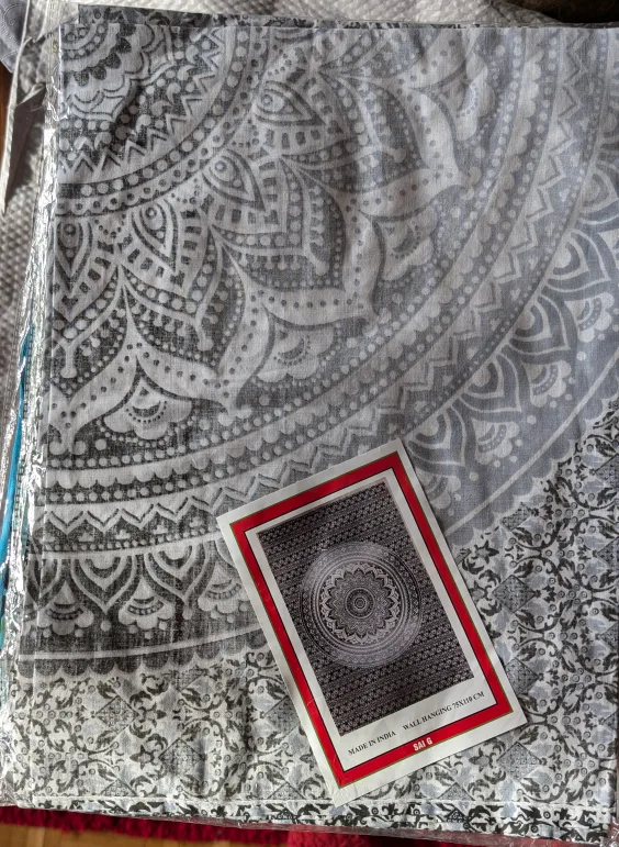 Grey and Black Mandala Wall Hanging image indicator(2)