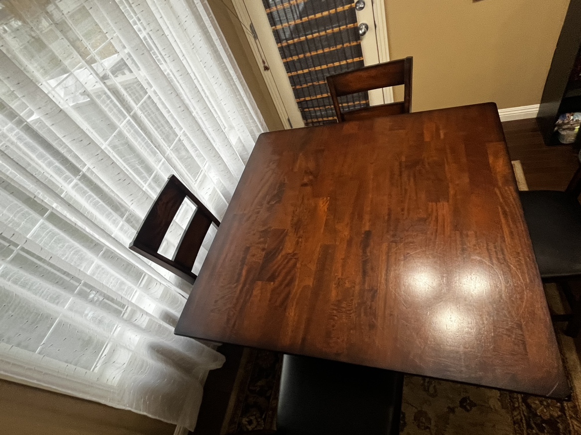 Square Dining Table and 4 Chairs - photo 3