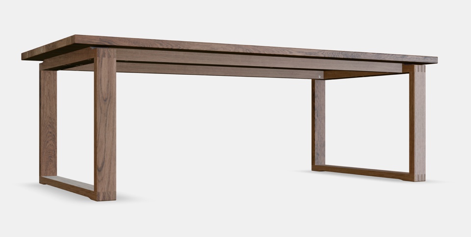 Solid Wood Dining Table - photo 5