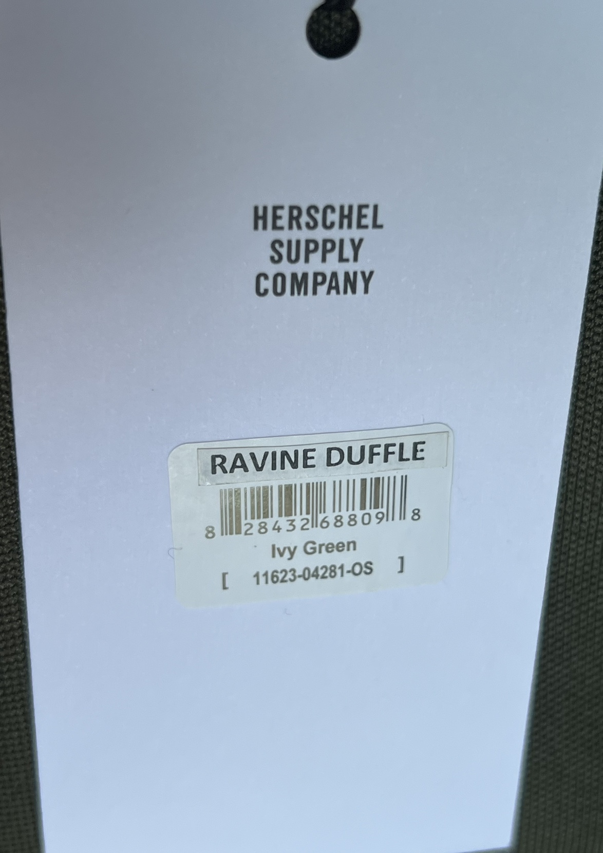 Herschel Supply Co. Ravine Duffle Bag in Ivy Green🥕 - photo 2