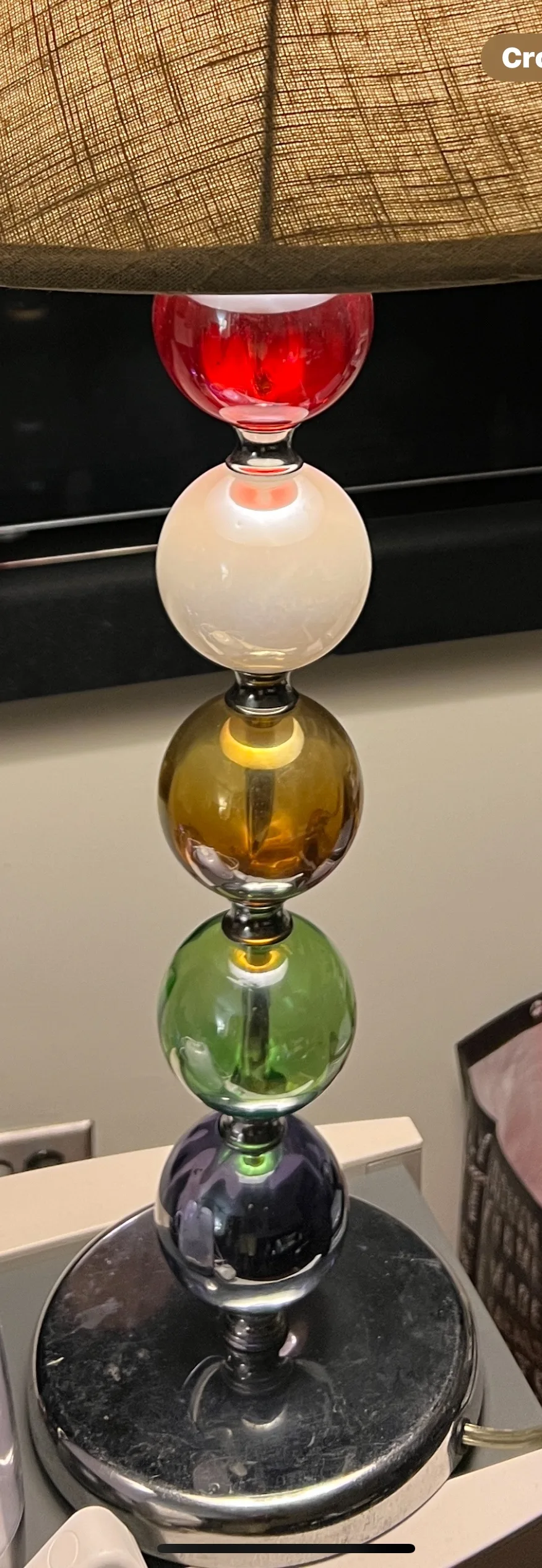 Colorful Glass Ball Lamp x2 image indicator(3)