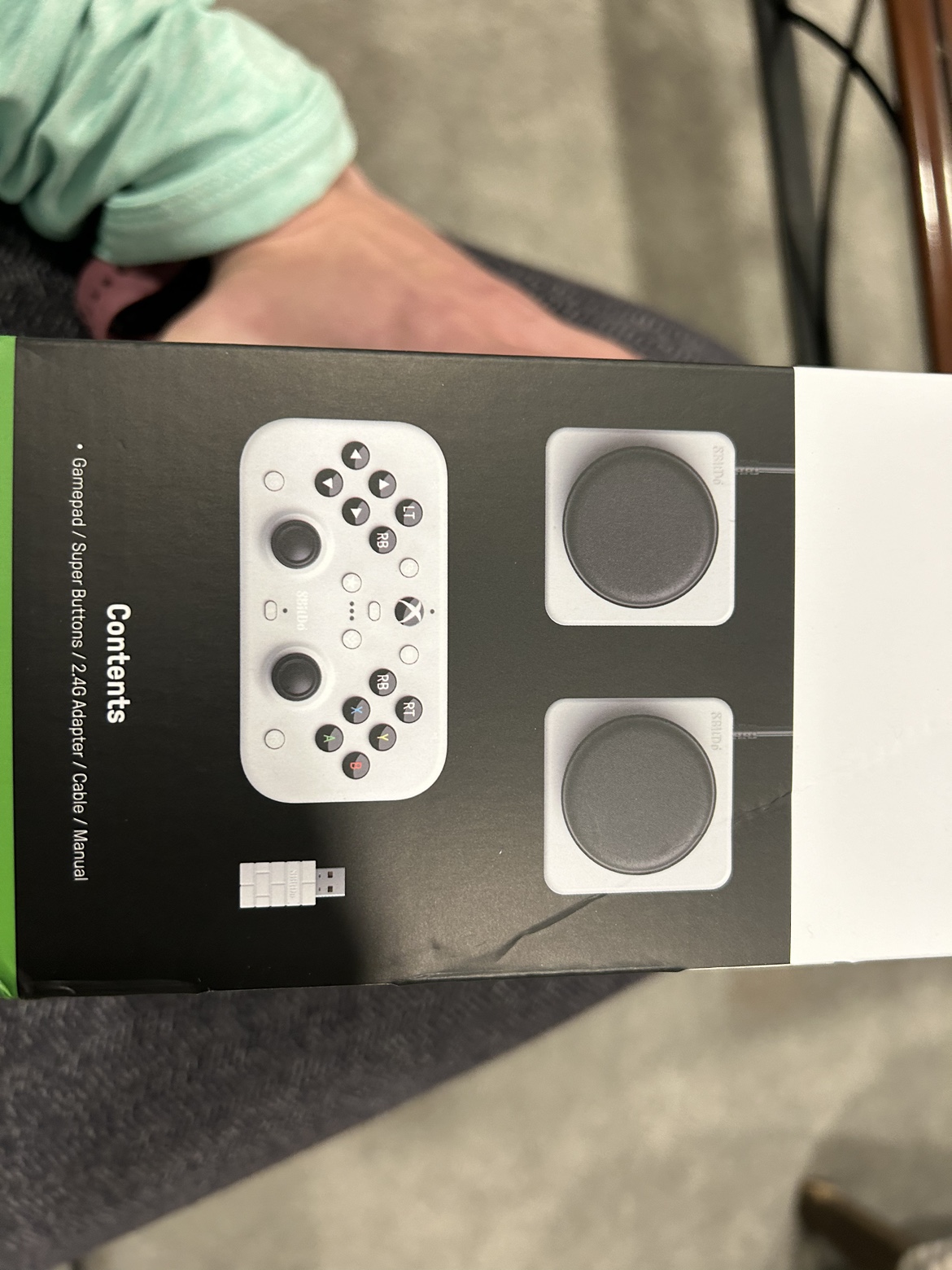 Xbox Bluetooth controller with game pads, super pads, cable