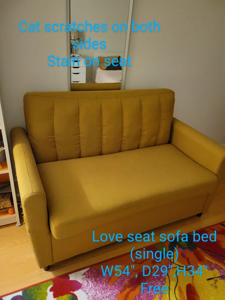 Love seat (sofa bed) thumbnail