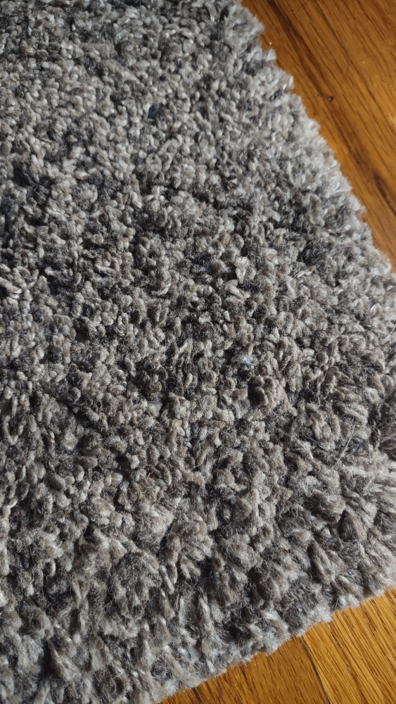 Cozy brown pile rug