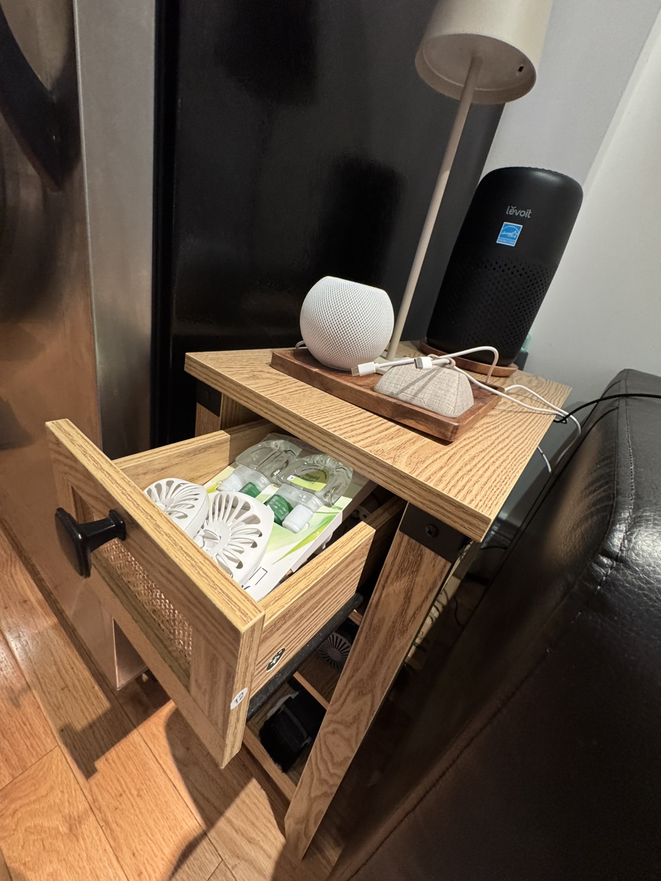 End Table with Storage - photo 3