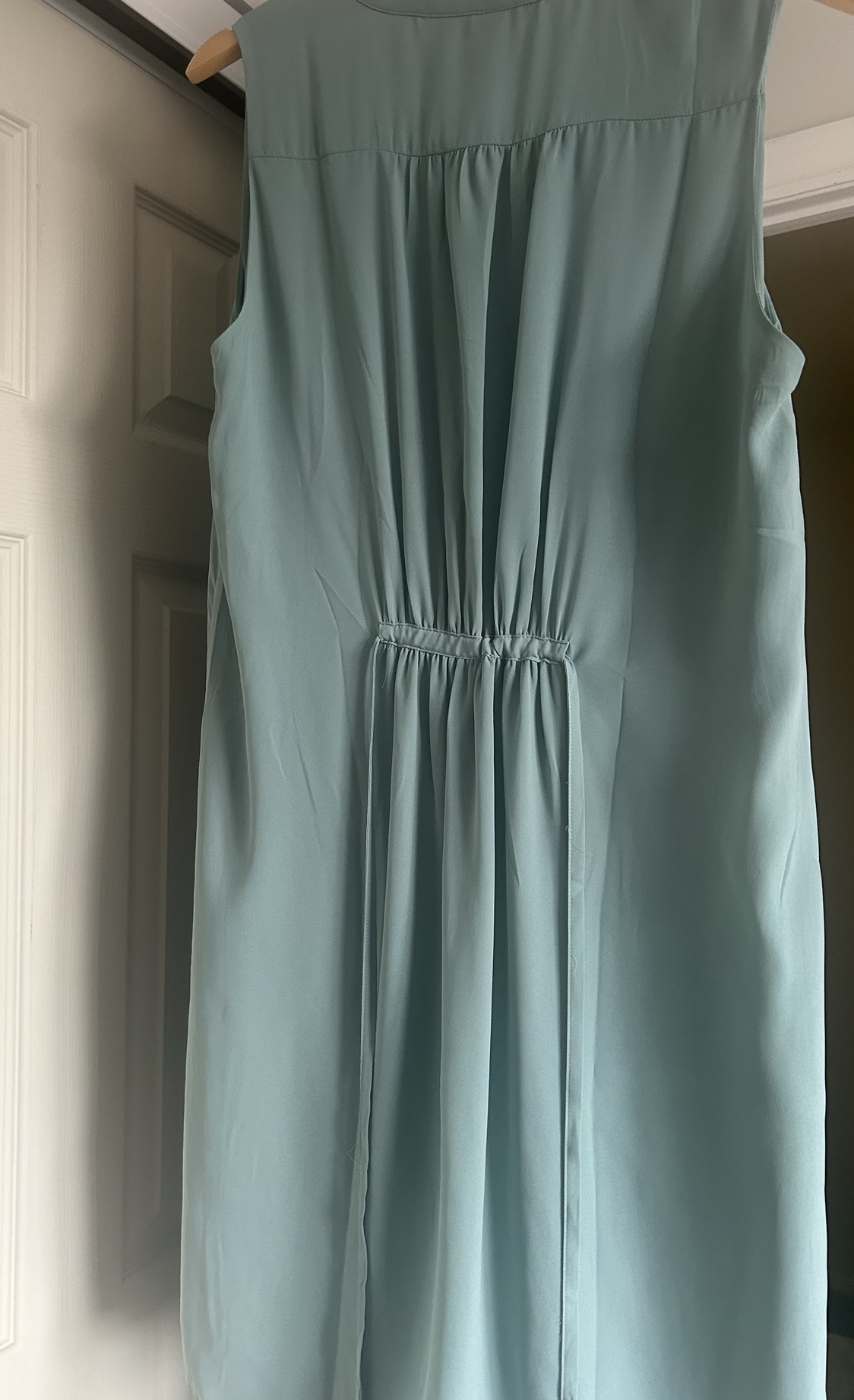 Mint Green Sleeveless Blouse