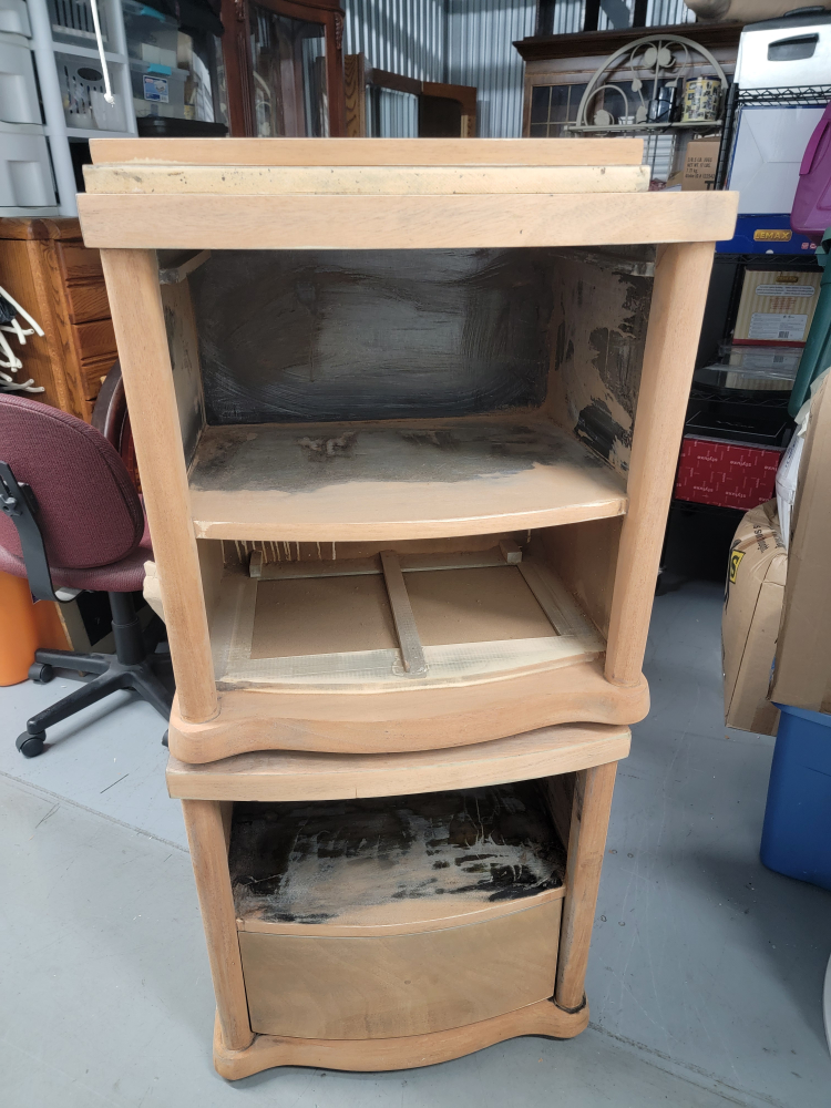 2 Wood night stand they are stacked on top of each other. - photo 2