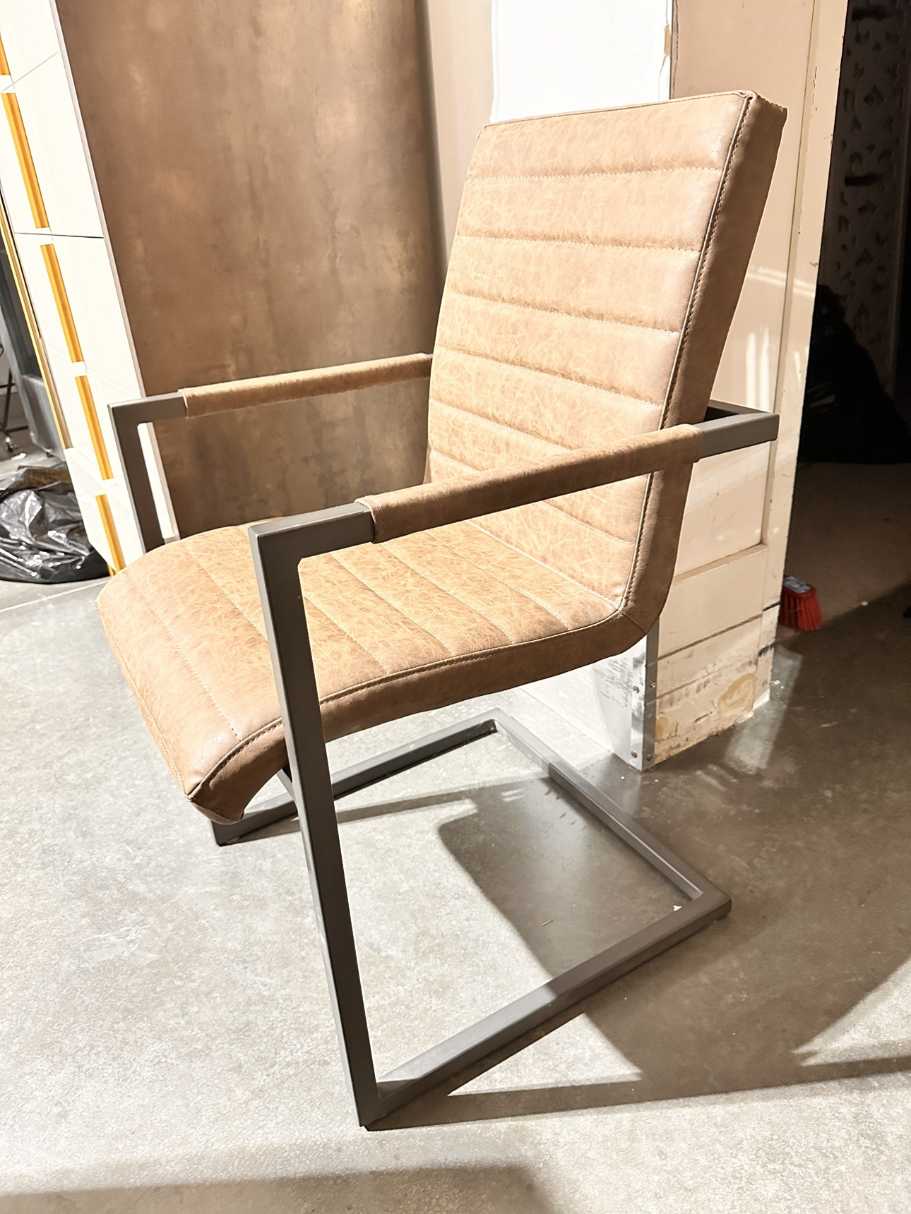 Modern Tan Armchair - photo 2