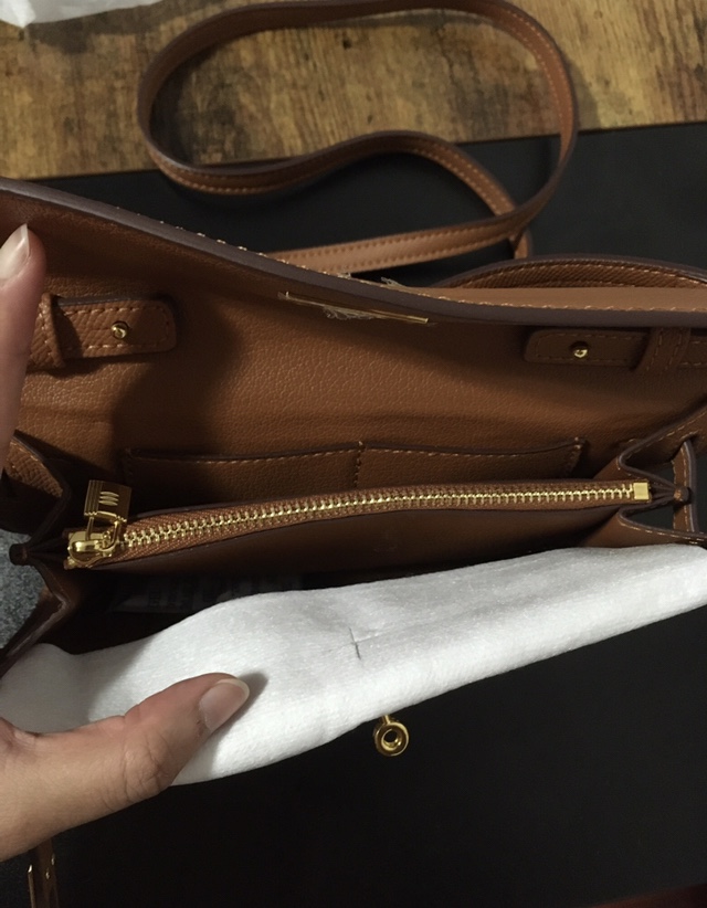 Brown Kelly Wallet on Chain - photo 4