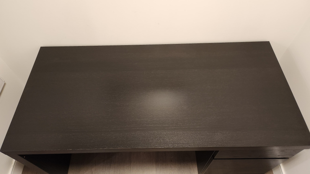 IKEA Black-Brown Desk - photo 3