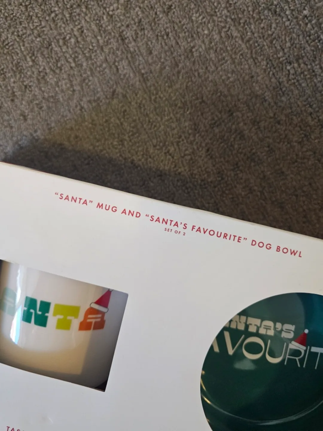 NEW Indigo Holiday Christmas Dog Bowl Set with Mug image indicator(5)