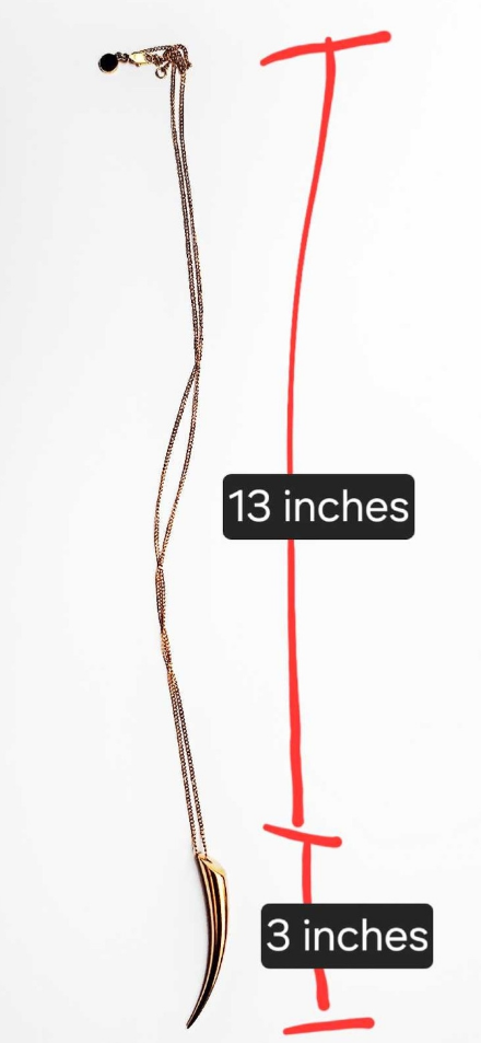 Michael Kors Gold Horn Necklace - photo 4