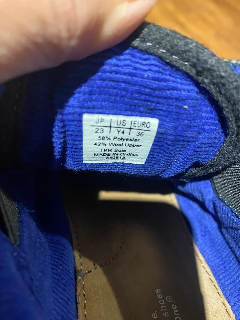 TOMS Grey and Blue Plaid Shoes image indicator(6)