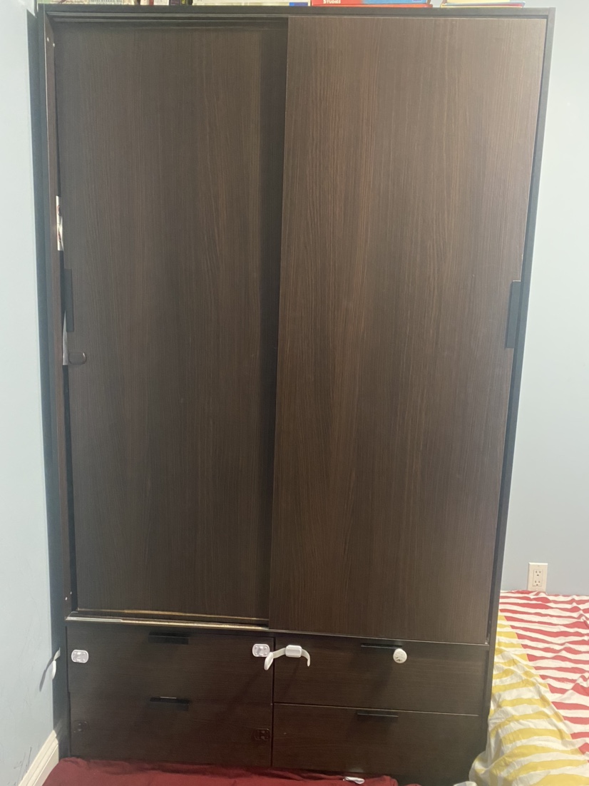 Sliding Door Closet with Drawers - photo 2