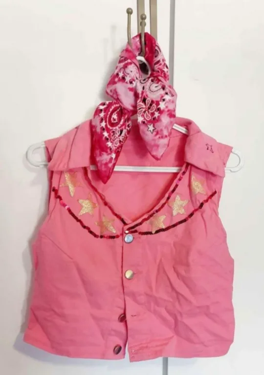 Pink barbie  Cowgirl Costume image indicator(3)